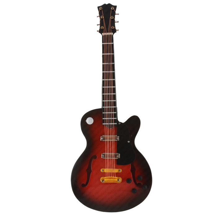 Miniature Black&Red Electric Guitar EG7